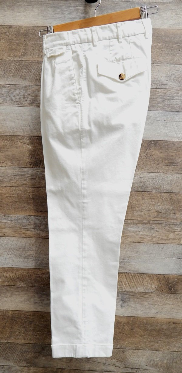 brunello cucinelli(ブルネロクチネリ) メンズ コットンパンツ ホワイト - 電動工具・楽器・ブランド・住設家電も総合リユース｜リサイクルショップ福助