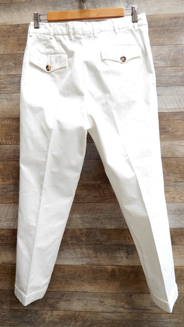 brunello cucinelli(ブルネロクチネリ) メンズ コットンパンツ ホワイト - 電動工具・楽器・ブランド・住設家電も総合リユース｜リサイクルショップ福助