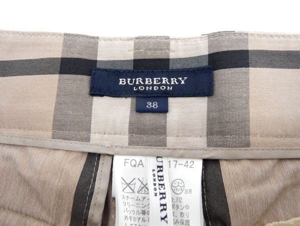 BURBERRY(バーバリーロンドン) レディース ハーフパンツ 38 チェック柄 - 安心保証・業界最安値の販売 福助