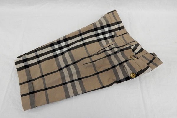BURBERRY(バーバリーロンドン) レディース ハーフパンツ 38 チェック柄 - 安心保証・業界最安値の販売 福助