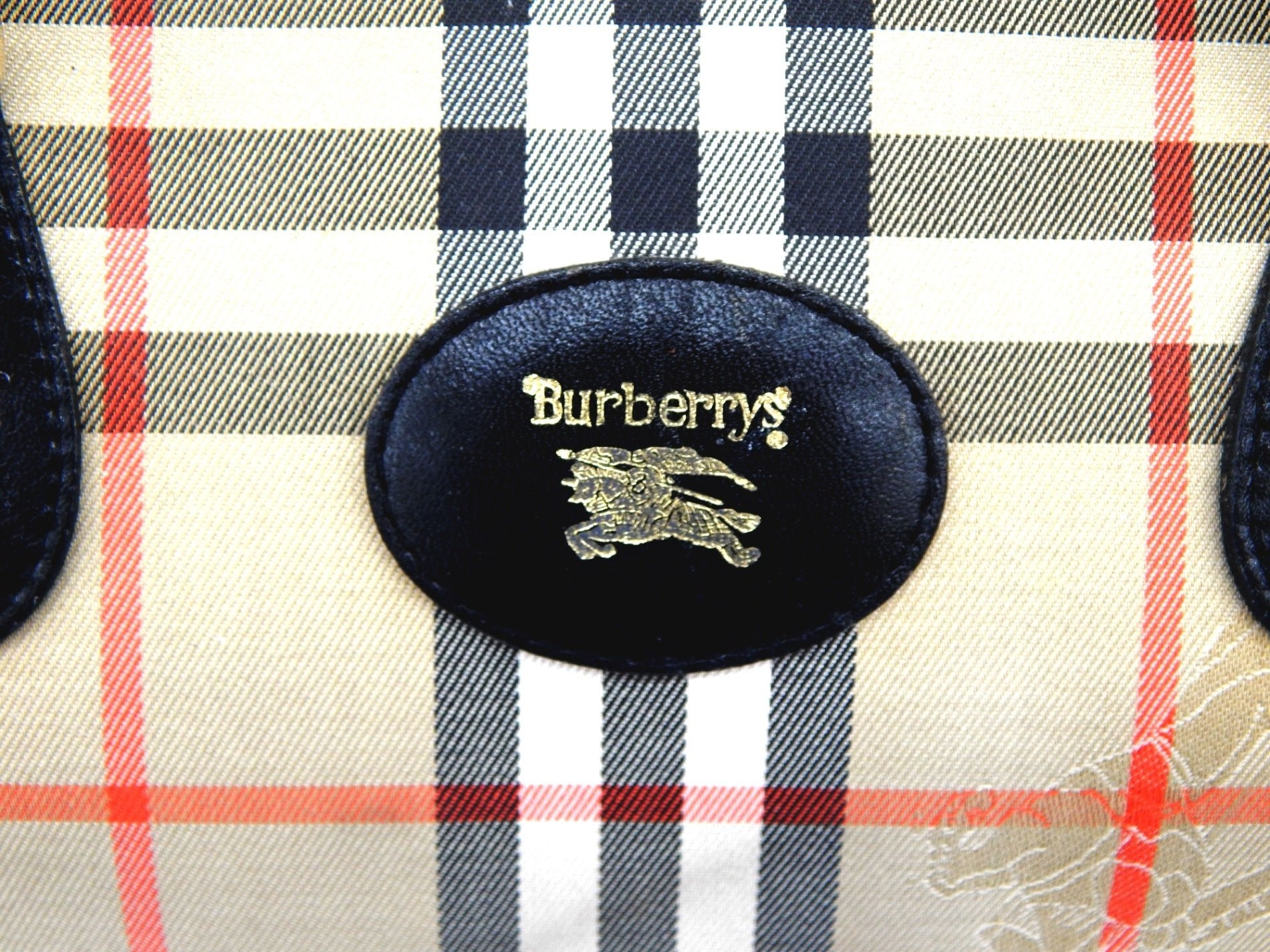 Burberry's ノバチェック ミニボストン ブラック - 安心保証・業界最安値の販売 福助