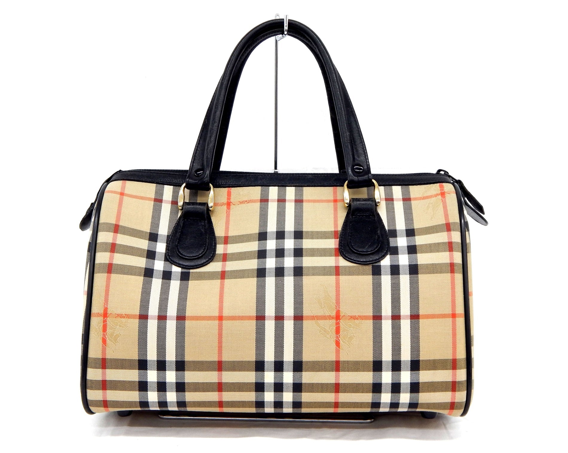 Burberry's ノバチェック ミニボストン ブラック - 安心保証・業界最安値の販売 福助