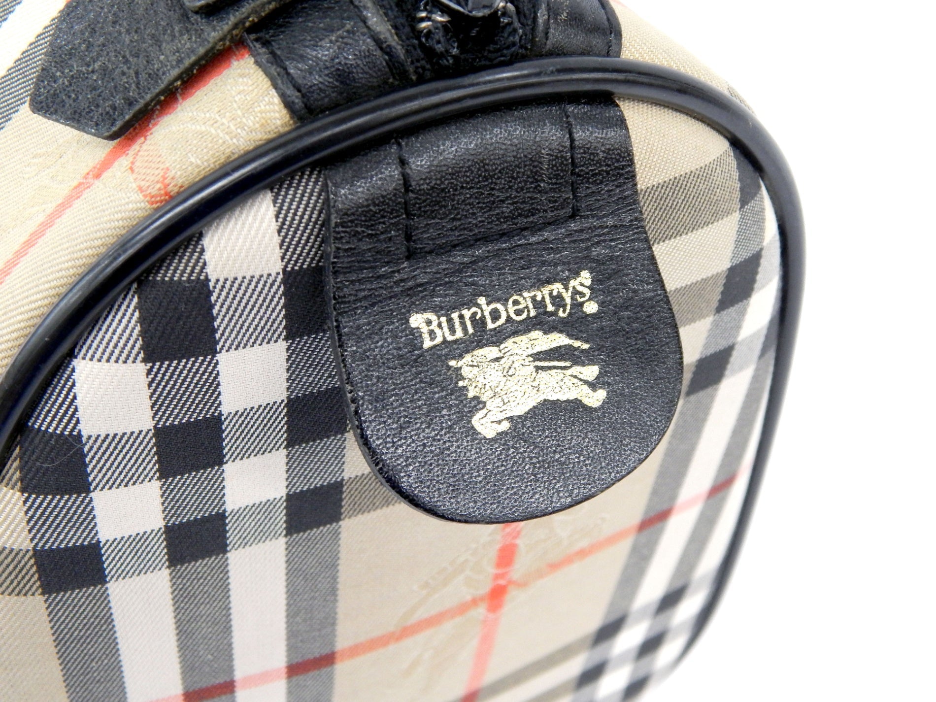 Burberry's ノバチェック ミニボストン ブラック - 安心保証・業界最安値の販売 福助