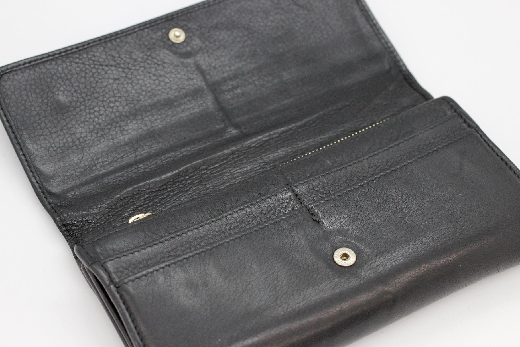 BVLGARI(ブルガリ) モテーネ 長財布 ブラック レザー 35963 ロングウォレット メンズ - 安心保証・業界最安値の販売 福助