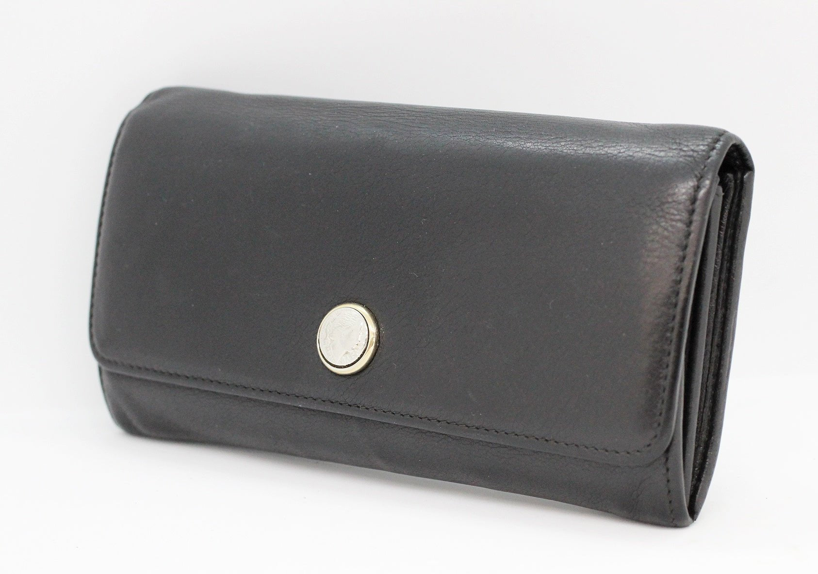 BVLGARI(ブルガリ) モテーネ 長財布 ブラック レザー 35963 ロングウォレット メンズ - 安心保証・業界最安値の販売 福助