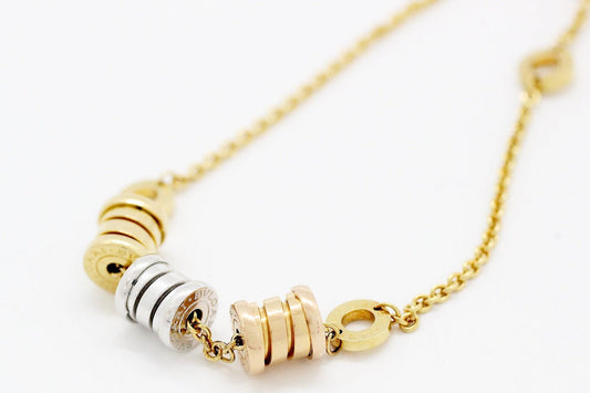 BVLGARI(ブルガリ) B.zero1 エレメント ブレスレット 750(K18YG/WG/PG) スリーカーラー - 安心保証・業界最安値の販売 福助