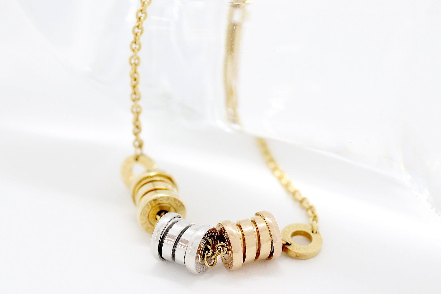 BVLGARI(ブルガリ) B.zero1 エレメント ブレスレット 750(K18YG/WG/PG) スリーカーラー - 安心保証・業界最安値の販売 福助