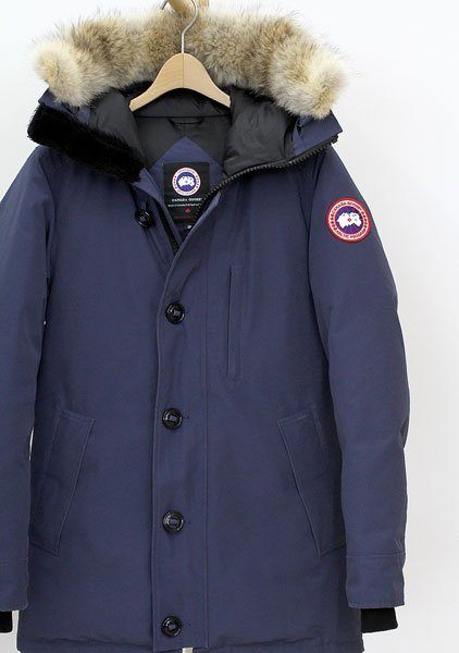 CANADA GOOSE/カナダグース JASPER PARKA ダウンジャケット 3438JM R メンズ ジャスパー ネイビー - 安心保証・業界最安値の販売 福助