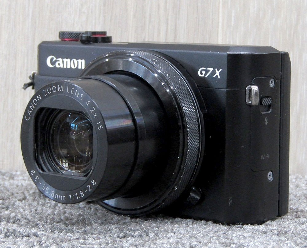 Canon キャノン PowerShot G7 X Mark II コンパクトデジタルカメラ ブラック - 電動工具・楽器・ブランド・住設家電も総合リユース｜リサイクルショップ福助