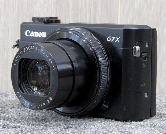 Canon キャノン PowerShot G7 X Mark II コンパクトデジタルカメラ ブラック - 電動工具・楽器・ブランド・住設家電も総合リユース｜リサイクルショップ福助