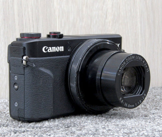 Canon キャノン PowerShot G7 X Mark II コンパクトデジタルカメラ ブラック - 電動工具・楽器・ブランド・住設家電も総合リユース｜リサイクルショップ福助