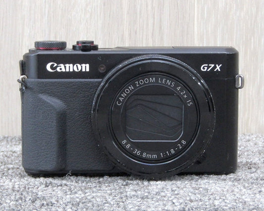 Canon キャノン PowerShot G7 X Mark II コンパクトデジタルカメラ ブラック - 電動工具・楽器・ブランド・住設家電も総合リユース｜リサイクルショップ福助
