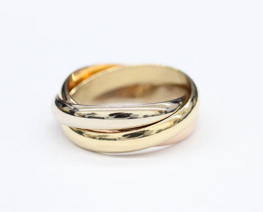 Cartier(カルティエ) トリニティリング 750 スリーカーラー(K18 YG/PG/WG) 56 16号相当 - 安心保証・業界最安値の販売 福助