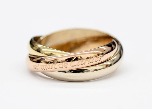 Cartier(カルティエ) トリニティリング 750 スリーカーラー(K18 YG/PG/WG) 56 16号相当 - 安心保証・業界最安値の販売 福助