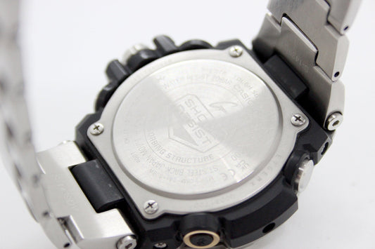 CASIO(カシオ) G - SHOCK Gショック G - STEEL スマートフォン リンク GST - B100D - 1A9JF シルバー - 安心保証・業界最安値の販売 福助