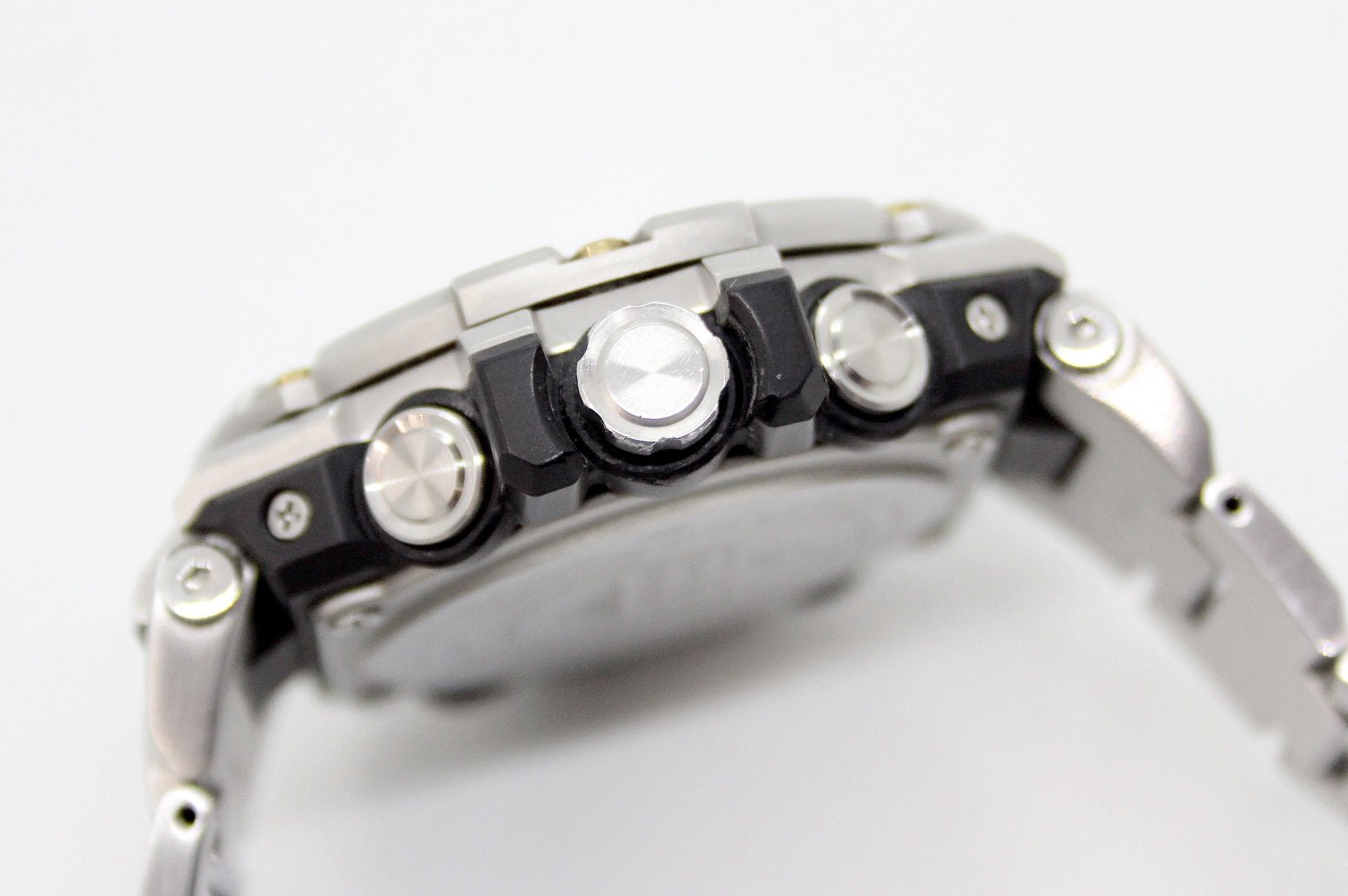 CASIO(カシオ) G - SHOCK Gショック G - STEEL スマートフォン リンク GST - B100D - 1A9JF シルバー - 安心保証・業界最安値の販売 福助