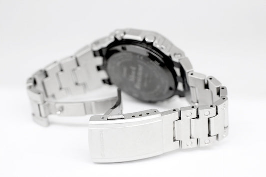 CASIO(カシオ) G - SHOCK Gショック 電波ソーラー GMW - B5000D - 1JF シルバー Bluetooth搭載 - 安心保証・業界最安値の販売 福助