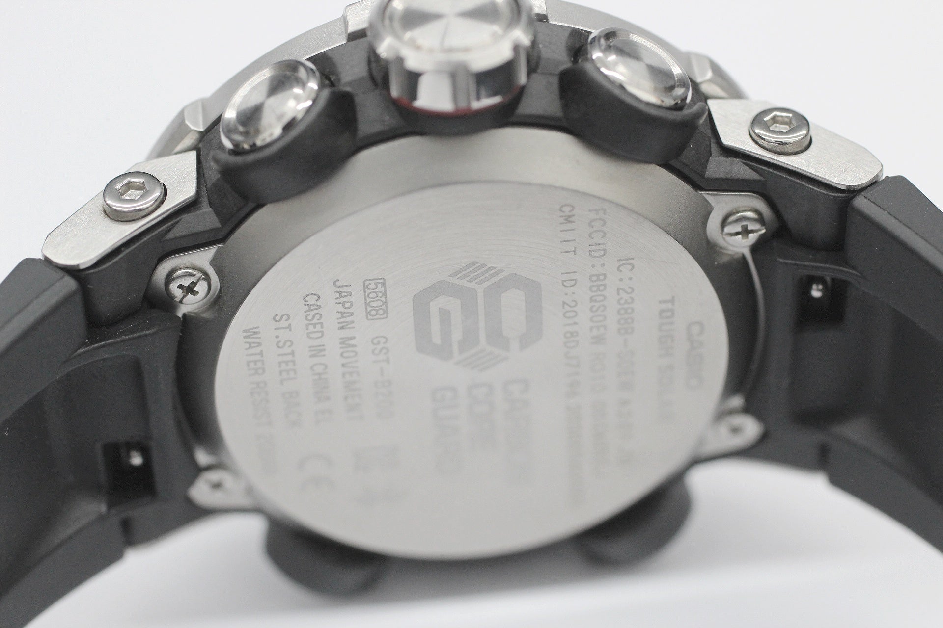 CASIO(カシオ) GST - B200 - 1AJF G - SHOCK G - STEEL ソーラー カーボンコアガード構造 - 安心保証・業界最安値の販売 福助