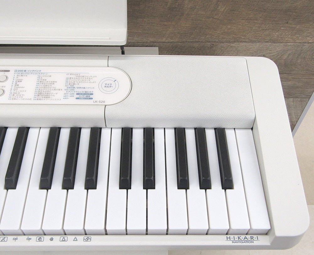 Casio カシオ LK - 520 61鍵盤 光ナビゲーションキーボード カシオトーン - 安心保証・業界最安値の販売 福助