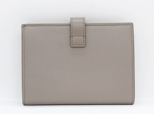 CELINE(セリーヌ) ミディアムストラップウォレット 二つ折り財布 グレー コンパクト - 安心保証・業界最安値の販売 福助