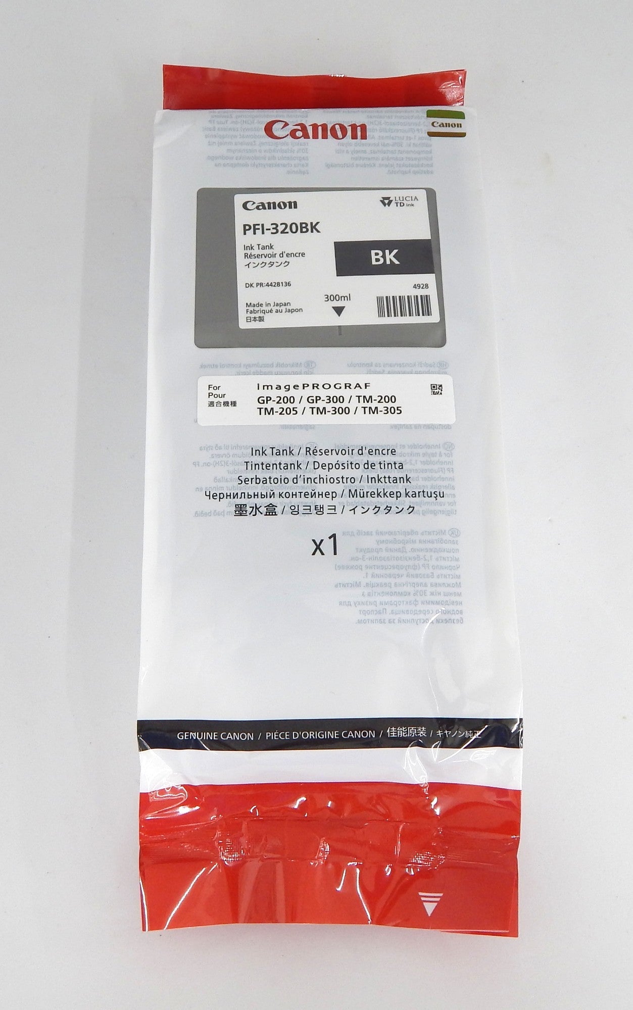 CES Imaging キャノン PFI - 320BK 顔料 ブラック インク タンク 300ml - 安心保証・業界最安値の販売 福助