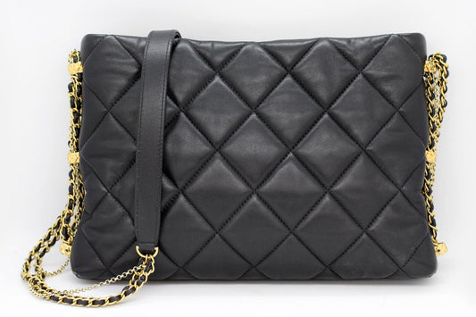 CHANEL(シャネル) マトラッセ ラムスキン キルティングクラッシュ オン チェーンホーボー ブラック ショルダーバッグ ポシェット - 電動工具・楽器・ブランド・住設家電も総合リユース｜リサイクルショップ福助