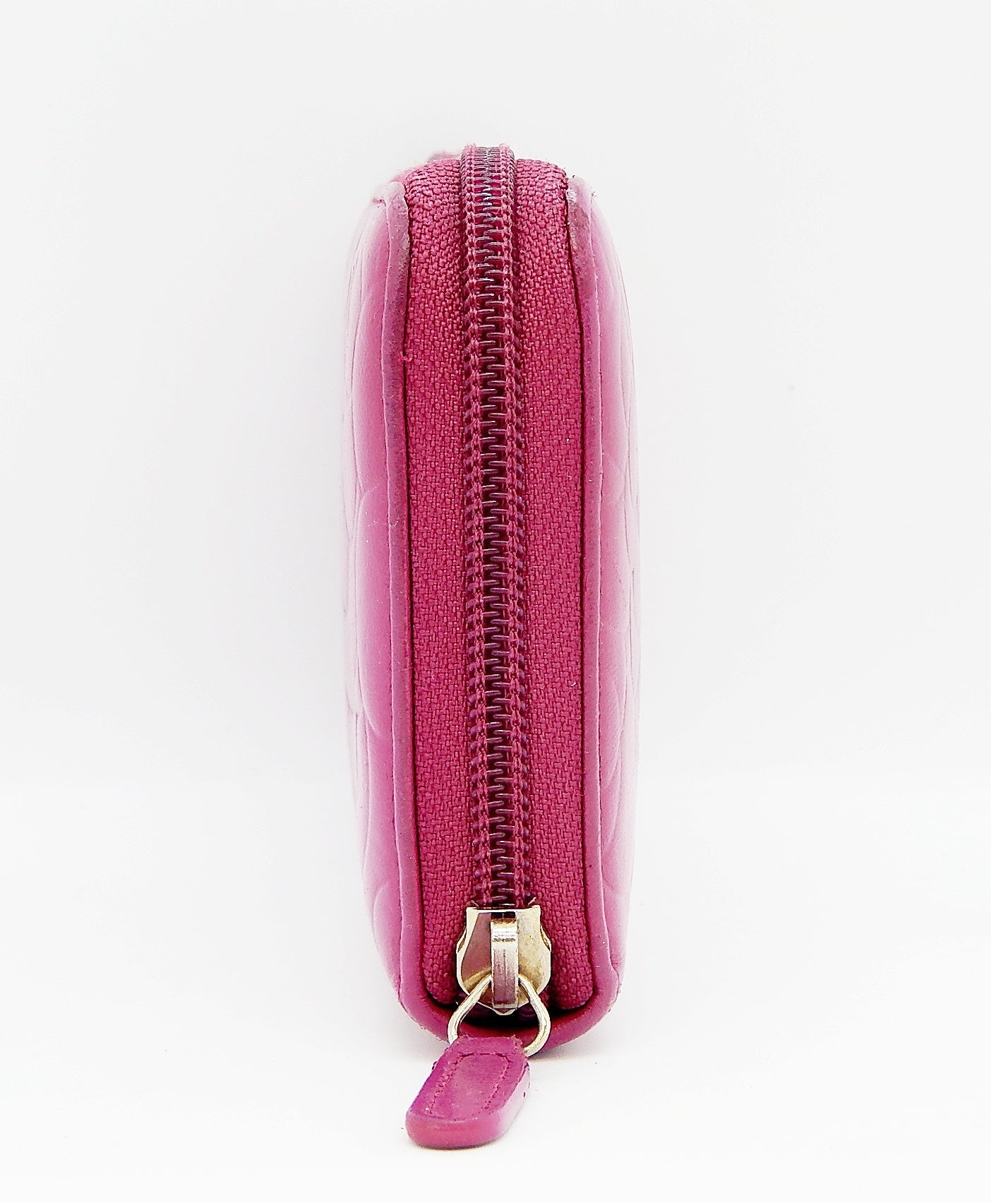 CHANEL(シャネル) カメリア ラウンドファスナー 長財布 ピンク ジップウォレット - 安心保証・業界最安値の販売 福助