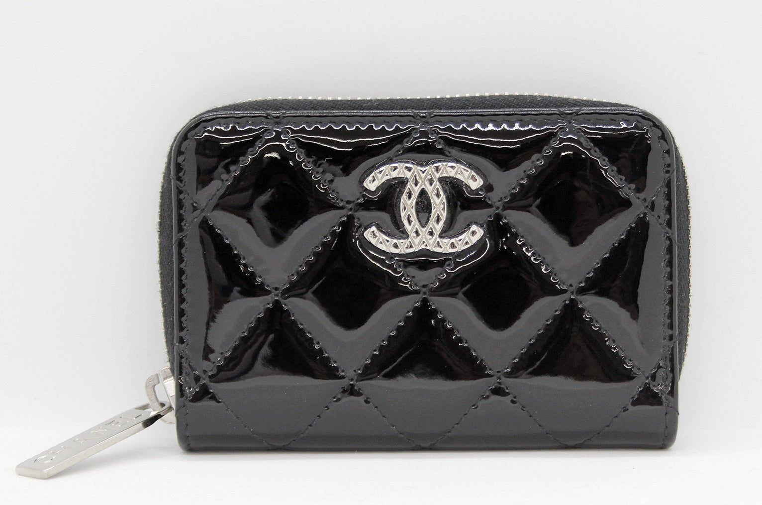 CHANEL(シャネル) ブリリアントマトラッセ エナメル コインケース ブラック 財布 小銭入れ - 安心保証・業界最安値の販売 福助