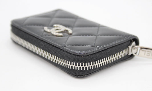 CHANEL(シャネル) ブリリアントマトラッセ エナメル コインケース ブラック 財布 小銭入れ - 安心保証・業界最安値の販売 福助