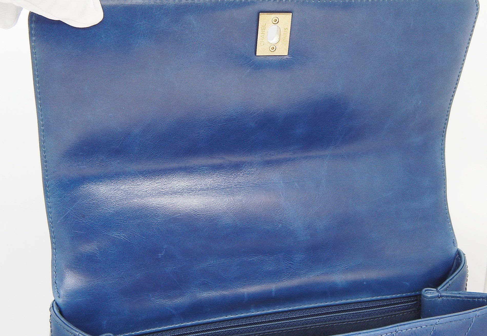 CHANEL(シャネル) Vステッチ ココハンドル チェーンショルダーバッグ ブルー - 安心保証・業界最安値の販売 福助