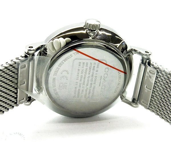COACH/コーチ ウォッチ＆ブレスレット ペリー 14000085 28mm ホワイト MOP クォーツ SS メッシュ【一部難有】 - 安心保証・業界最安値の販売 福助