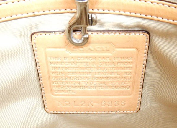 COACH/コーチ ハンドバッグ　ベージュ　6336 - 安心保証・業界最安値の販売 福助