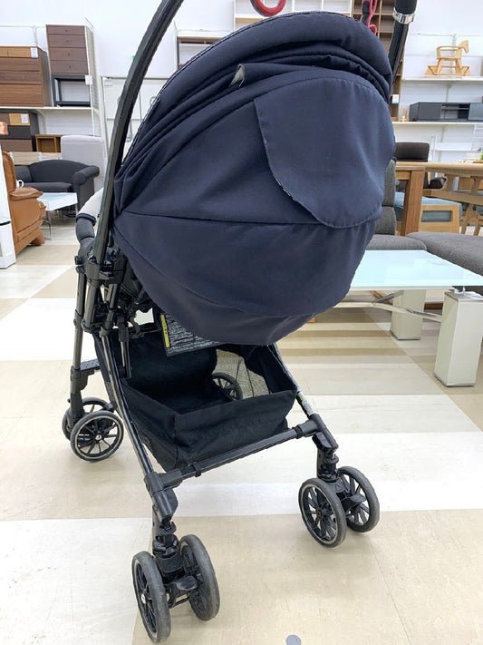 Combi コンビ ホワイトレーベル メチャカル ハンディ オート4キャス エッグショック HG プリュイネイビー (NB) 両対面式 ベビーカー 中古品 - 安心保証・業界最安値の販売 福助