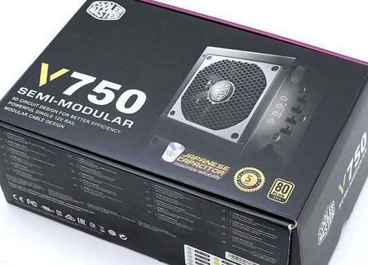 COOLER MASTER V750 SEMI - MODULAR 750W電源ユニット RS - 750 - AMAA - G1 動作品 - 安心保証・業界最安値の販売 福助