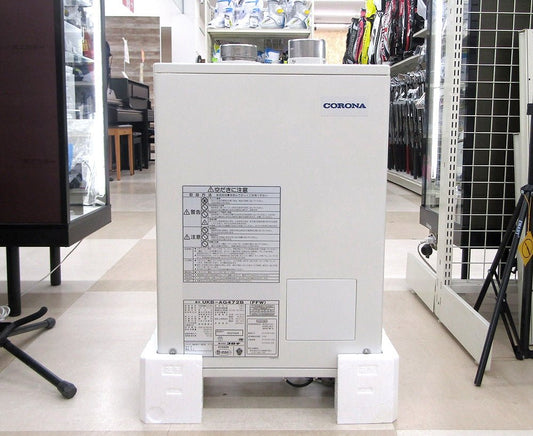 CORONA コロナ 石油給湯機 アビーナG UKB - AG472B(FFW) 給湯+追いだきタイプ 屋内壁掛型 給排気筒/リモコン等付属 - 電動工具・楽器・ブランド・住設家電も総合リユース｜リサイクルショップ福助