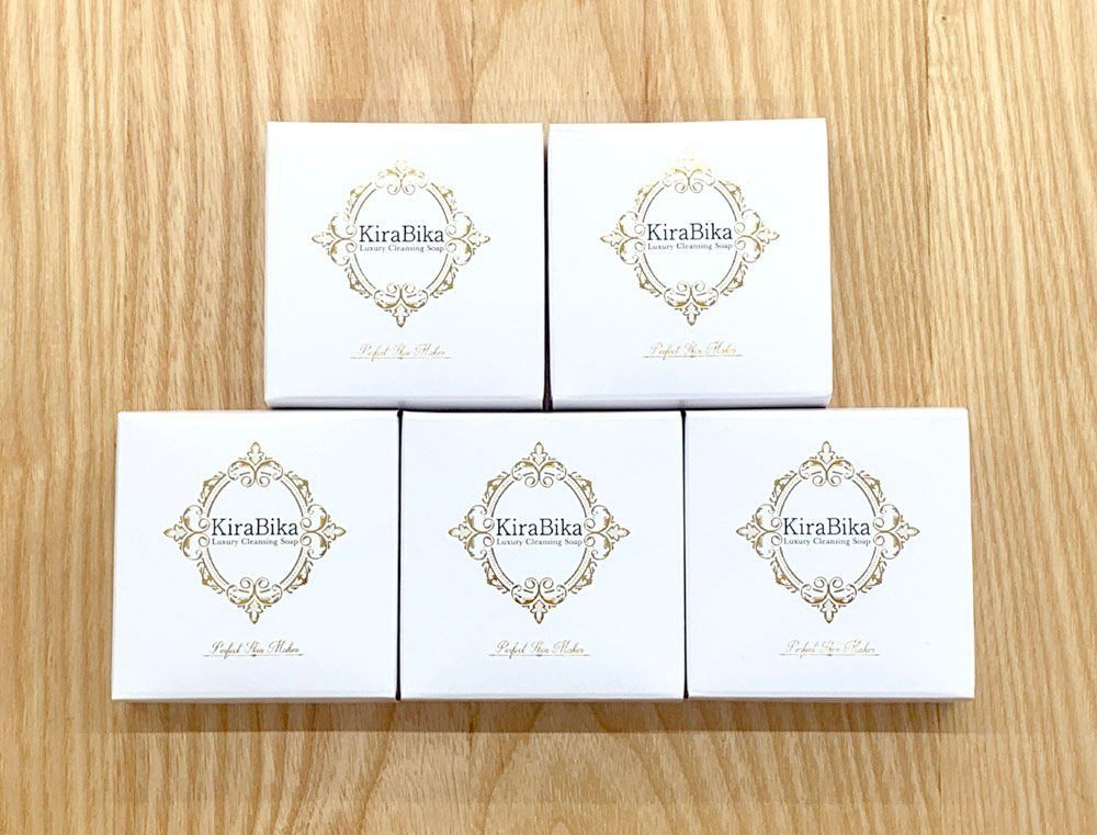 CRAVE ARKS KiraBika きらびか ラグジュアリークレンジングソープ 70g 石鹸/枠練り 5点セット - 安心保証・業界最安値の販売 福助