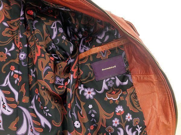 CUSTOM CULTURE/カスタムカルチャー 山羊革 レザージャケット No.164 - 1102 レッド - 安心保証・業界最安値の販売 福助