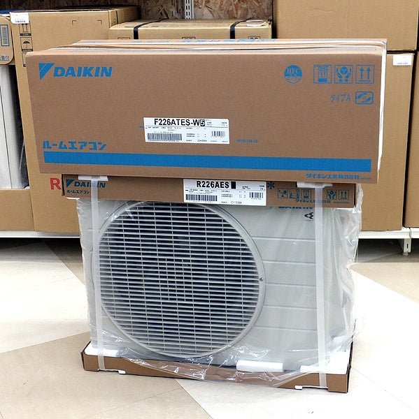 DAIKIN(ダイキン) エアコン 6畳 S226ATES-W Eシリーズ 2026年モデル ルームエアコン 冷暖房 単相100V ホワイト (F226ATES-W+R226AES) - 電動工具・楽器・ブランド・住設家電も総合リユース｜リサイクルショップ福助