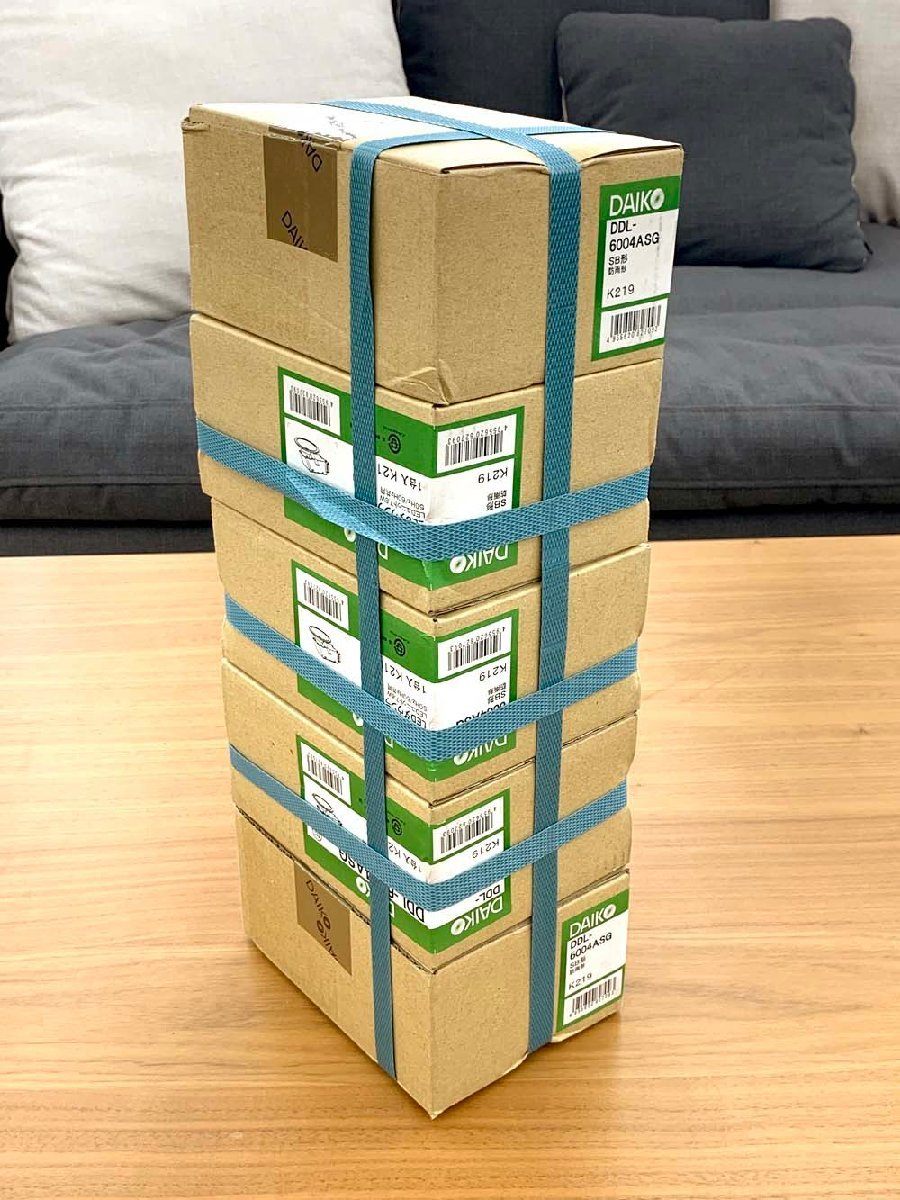 DAIKO 大光電機 ダウンライト(軒下兼用) DDL - 6004ASG ×5個 COBタイプ 高気密SB形 3500K 埋込穴Φ100 - 安心保証・業界最安値の販売 福助