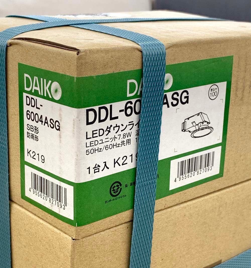 DAIKO 大光電機 ダウンライト(軒下兼用) DDL - 6004ASG ×5個 COBタイプ 高気密SB形 3500K 埋込穴Φ100 - 安心保証・業界最安値の販売 福助