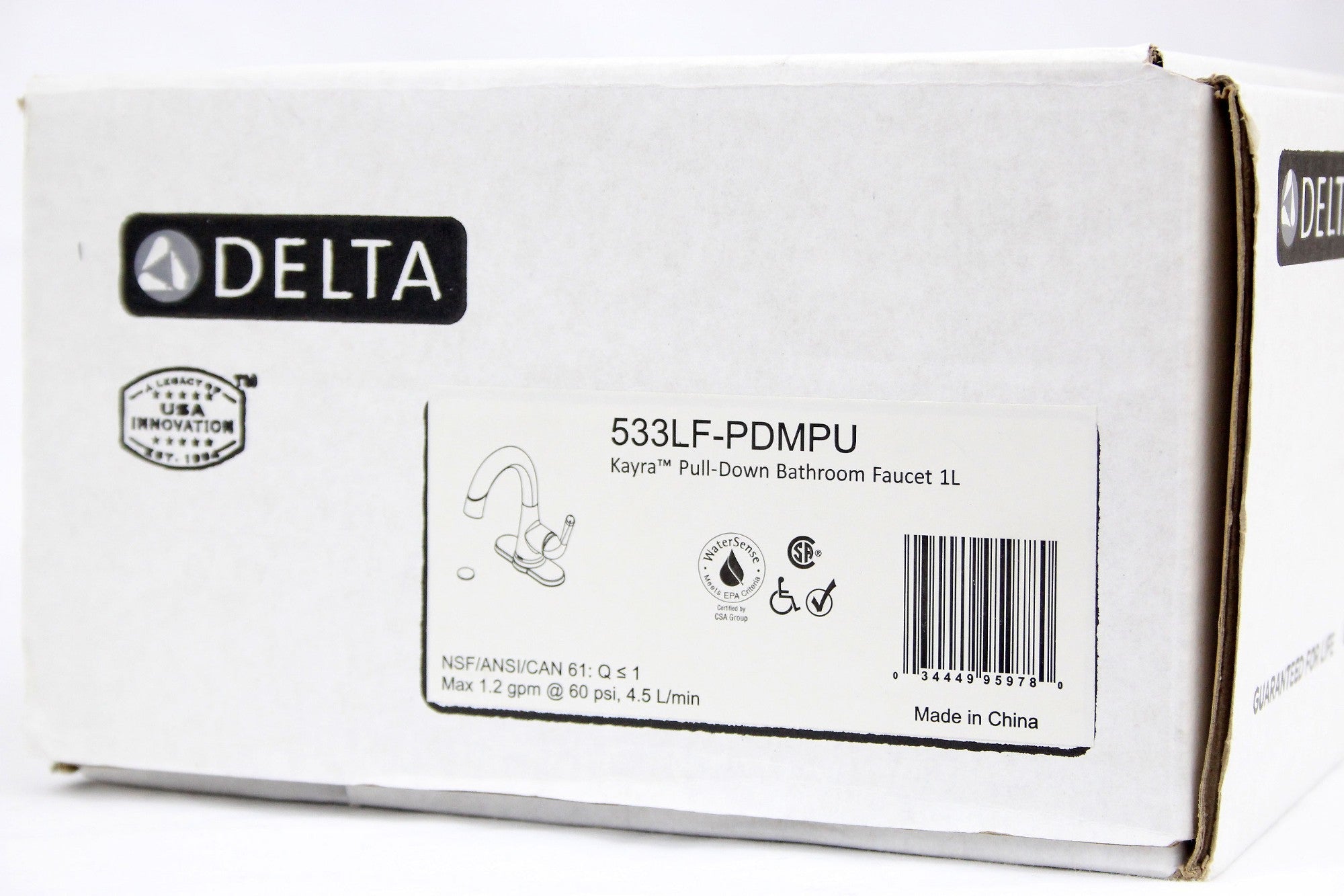 DELTA シングルレバー引出式洗面混合水栓 533LF-PDMPU Kayra･Pull-Down (カイラ・プルダウン) クローム - 電動工具・楽器・ブランド・住設家電も総合リユース｜リサイクルショップ福助