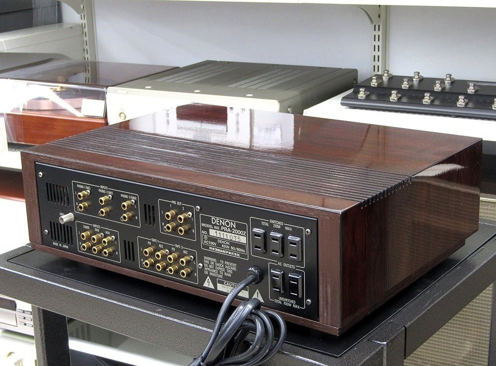 DENON デノン ステレオプリアンプ PRA - 2000Z コントロールアンプ - 安心保証・業界最安値の販売 福助