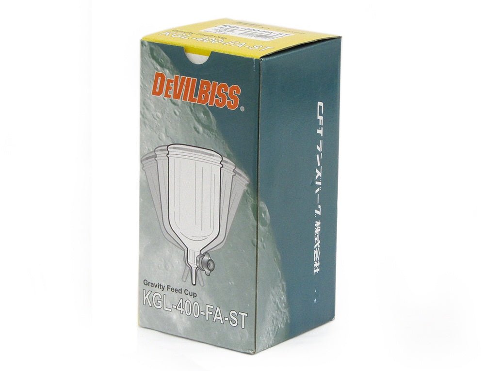 DEVILBISS デビルビス KGL - 400 - FA - ST スプレーガン用塗料カップ アルミアルマイト製自在式 400ccG1/4 ランズバーグ・インダストリー株式会社 - 安心保証・業界最安値の販売 福助