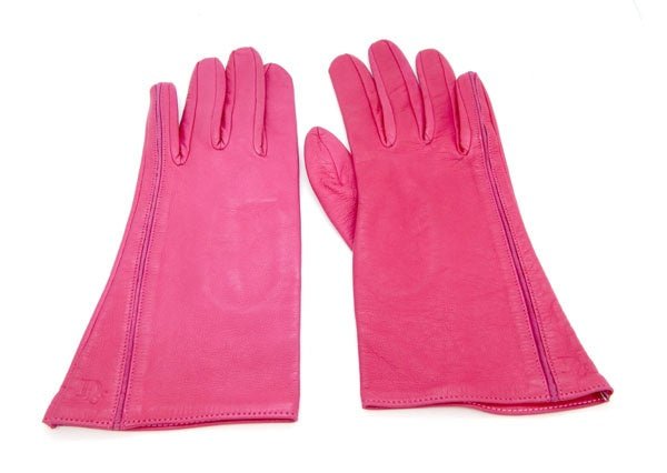 Dior/ディオールレザーグローブ　ピンク　20 - 安心保証・業界最安値の販売 福助