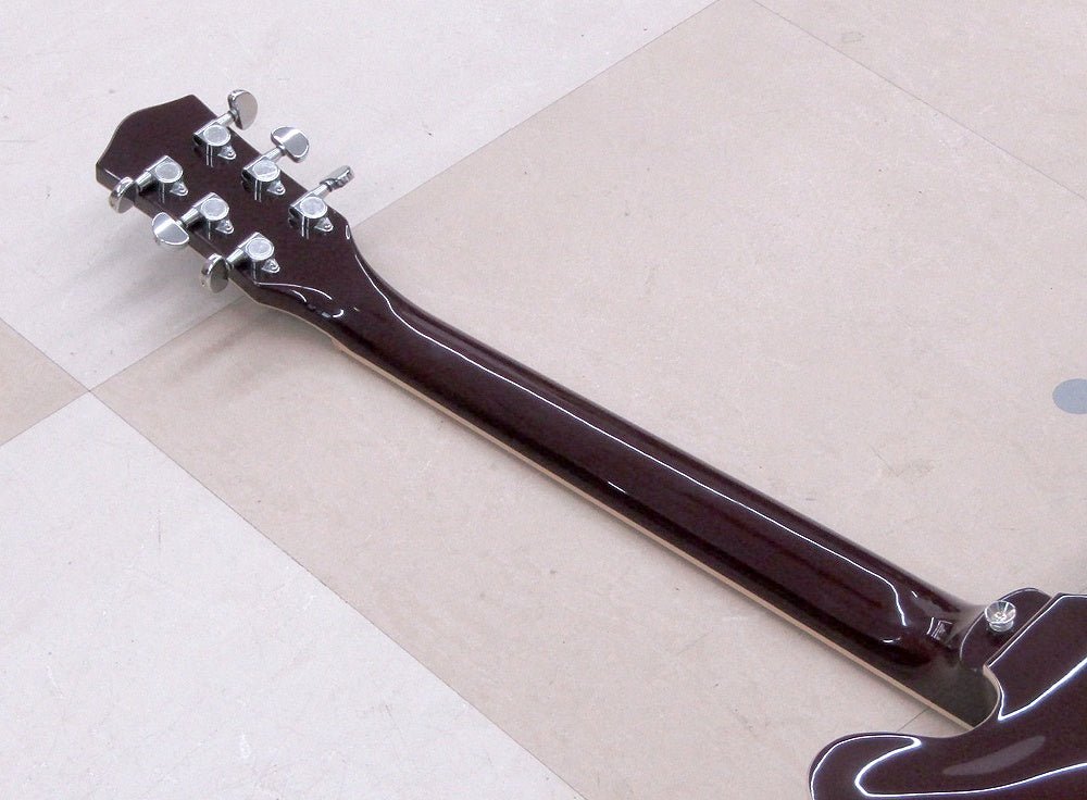 Donner セミアコギター DJP1000 Burgundy Red センターブロック有 ソフトケース他付属 - 安心保証・業界最安値の販売 福助