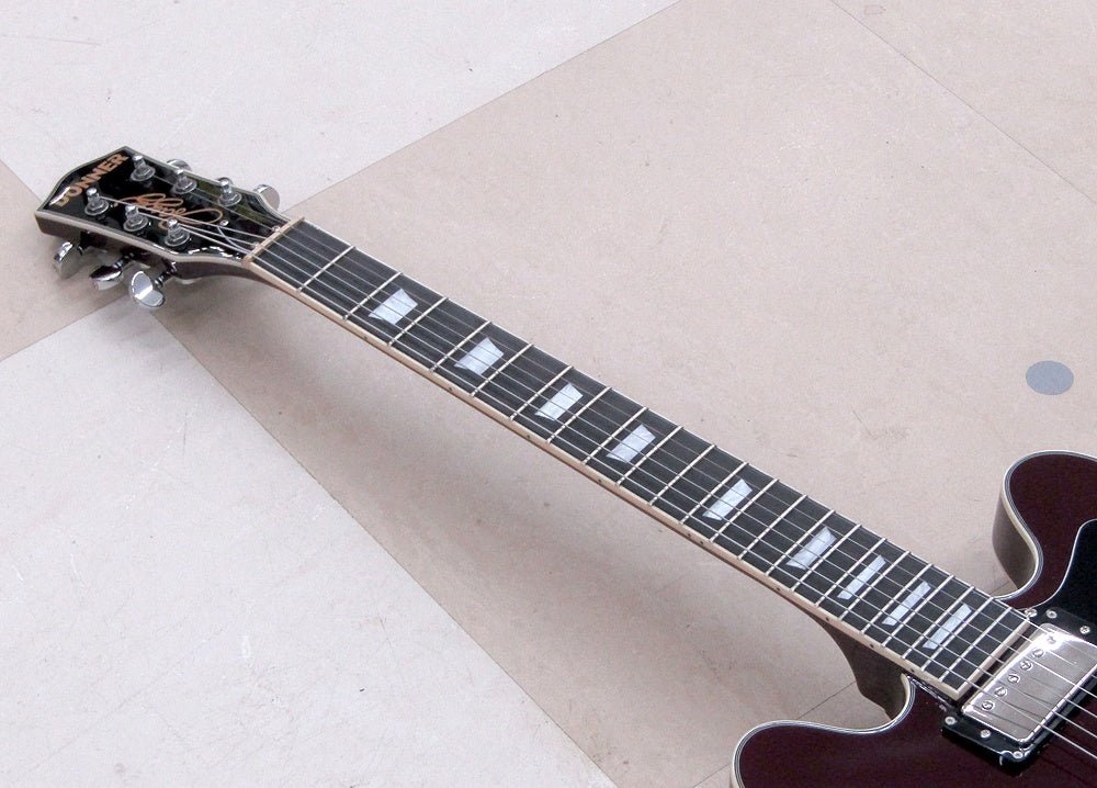 Donner セミアコギター DJP1000 Burgundy Red センターブロック有 ソフトケース他付属 - 安心保証・業界最安値の販売 福助