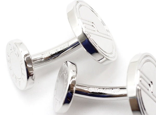 dunhill/ダンヒル ロゴ カフス シルバーカラー エンブレム ケース付属 - 安心保証・業界最安値の販売 福助