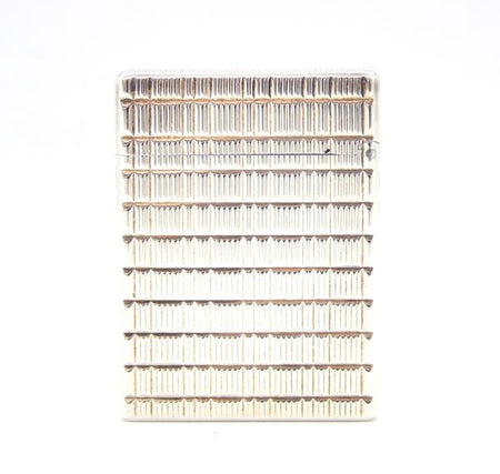 DUPONT/デュポンガスライター　ライン1　ロングブロックチェック柄　シルバー - 安心保証・業界最安値の販売 福助