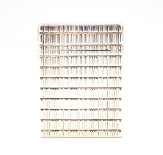 DUPONT/デュポンガスライター　ライン1　ロングブロックチェック柄　シルバー - 安心保証・業界最安値の販売 福助