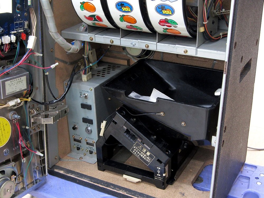ELECO エレコ 初代 ゲッターマウス 4号機 パチスロ実機 スロット コイン機 家庭用電源対応 ボリューム調節有 - 安心保証・業界最安値の販売 福助